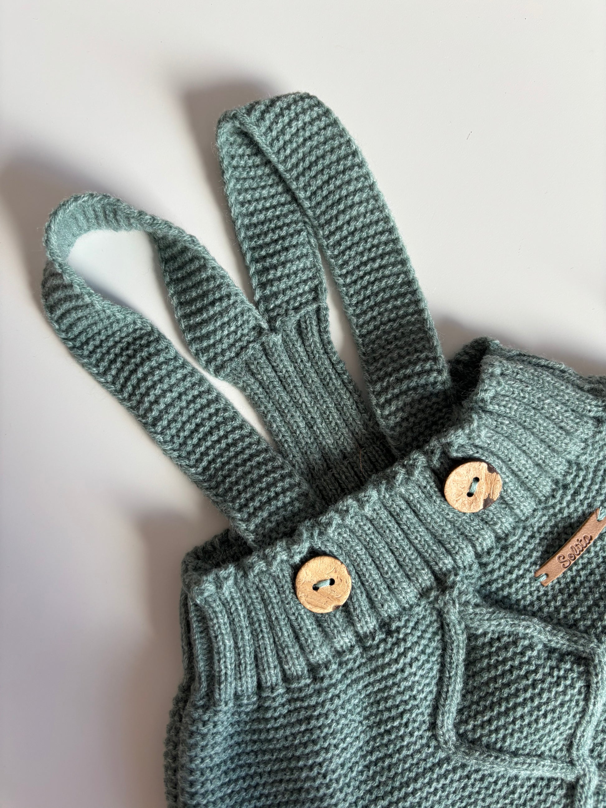 Ranita verde con botones