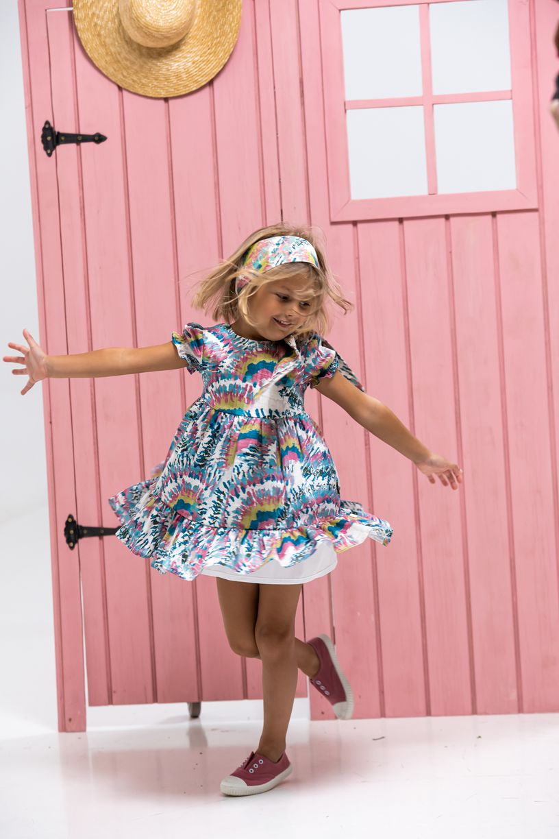 Vestido estampado colores - Cocote