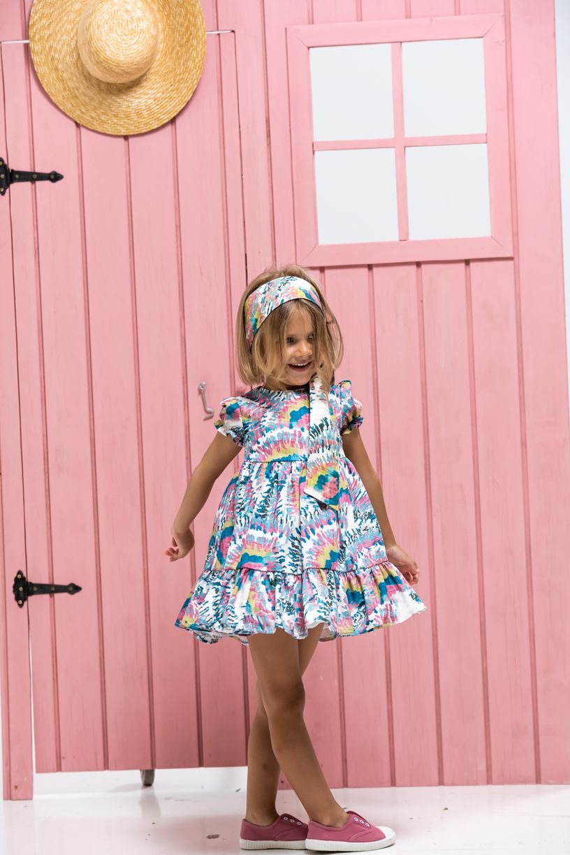 Vestido estampado colores - Cocote