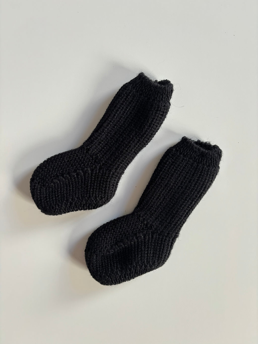Botitas de lana negra