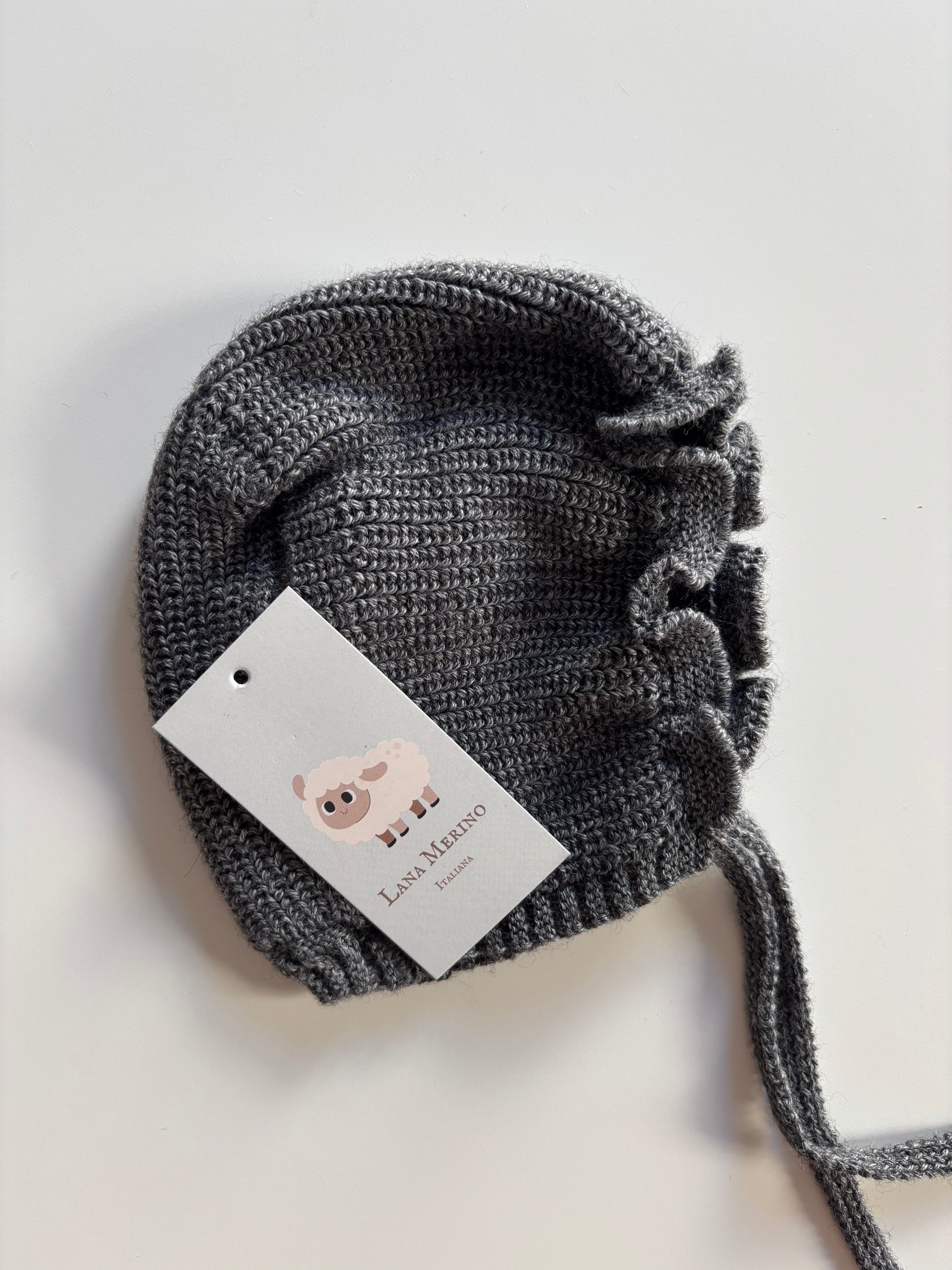 Capota lana gris oscuro