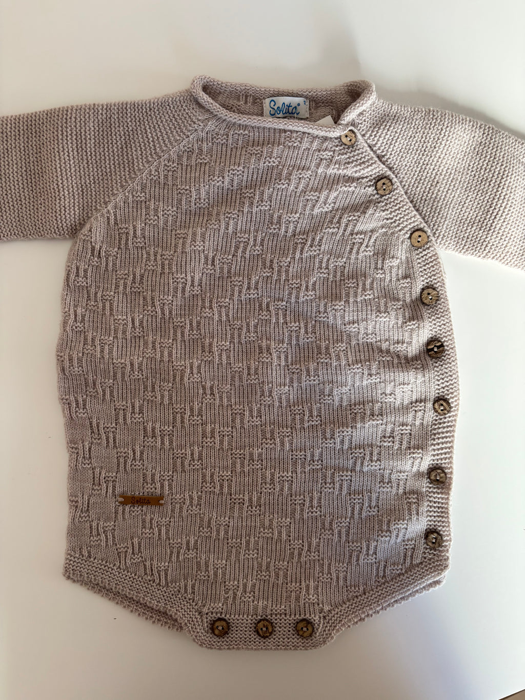 Pelele abotonado topo