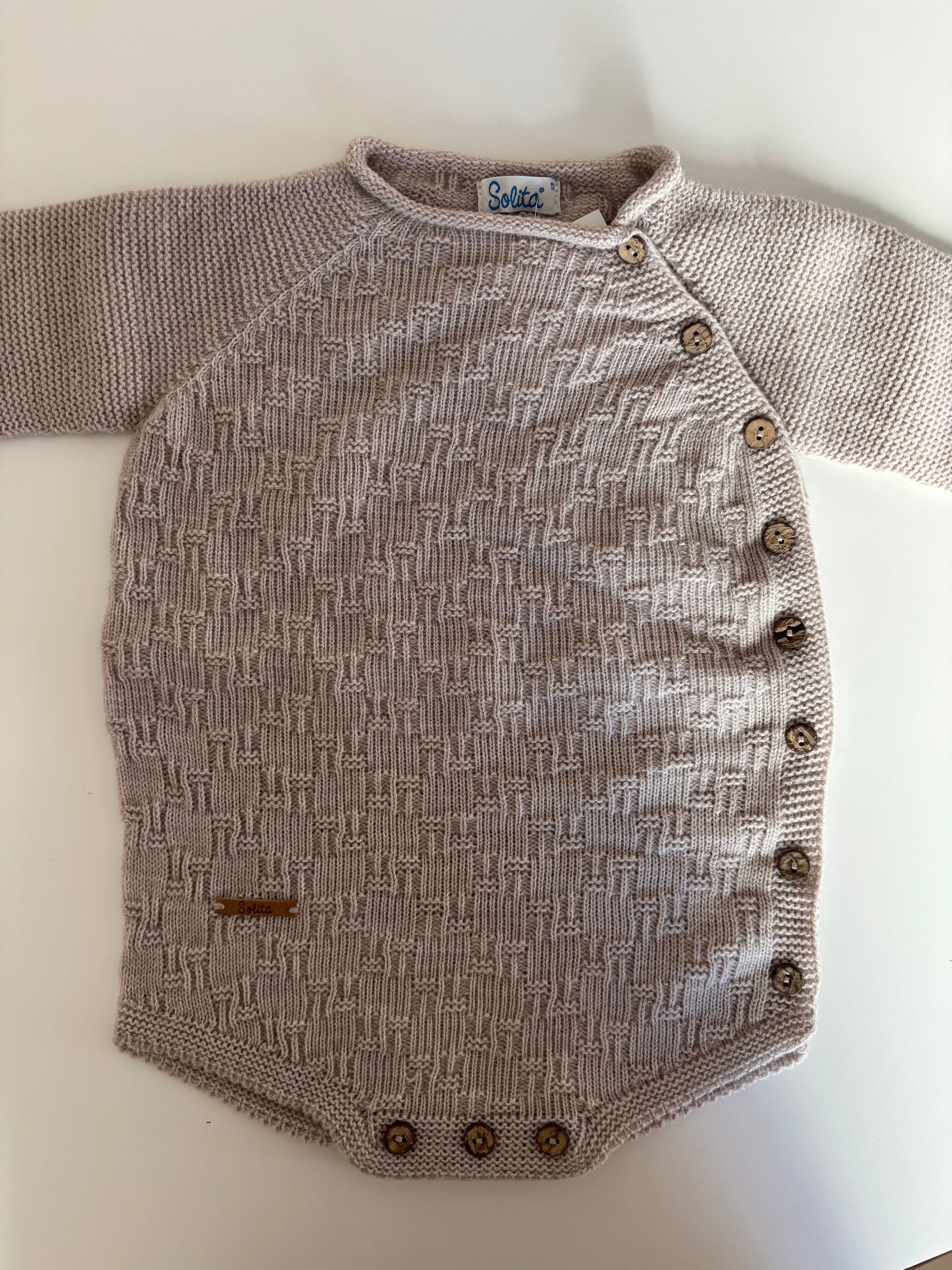 Pelele abotonado topo