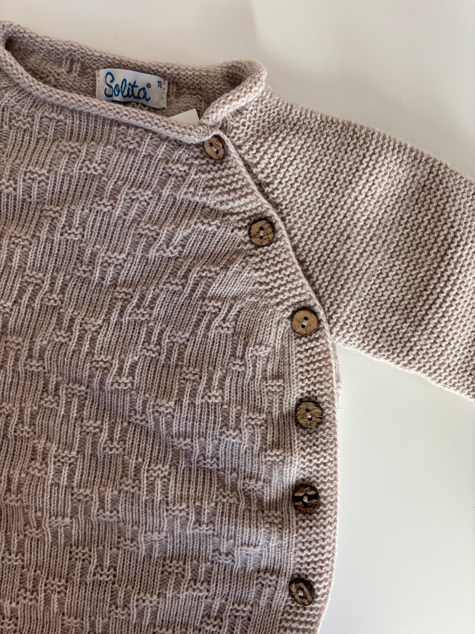 Pelele abotonado topo