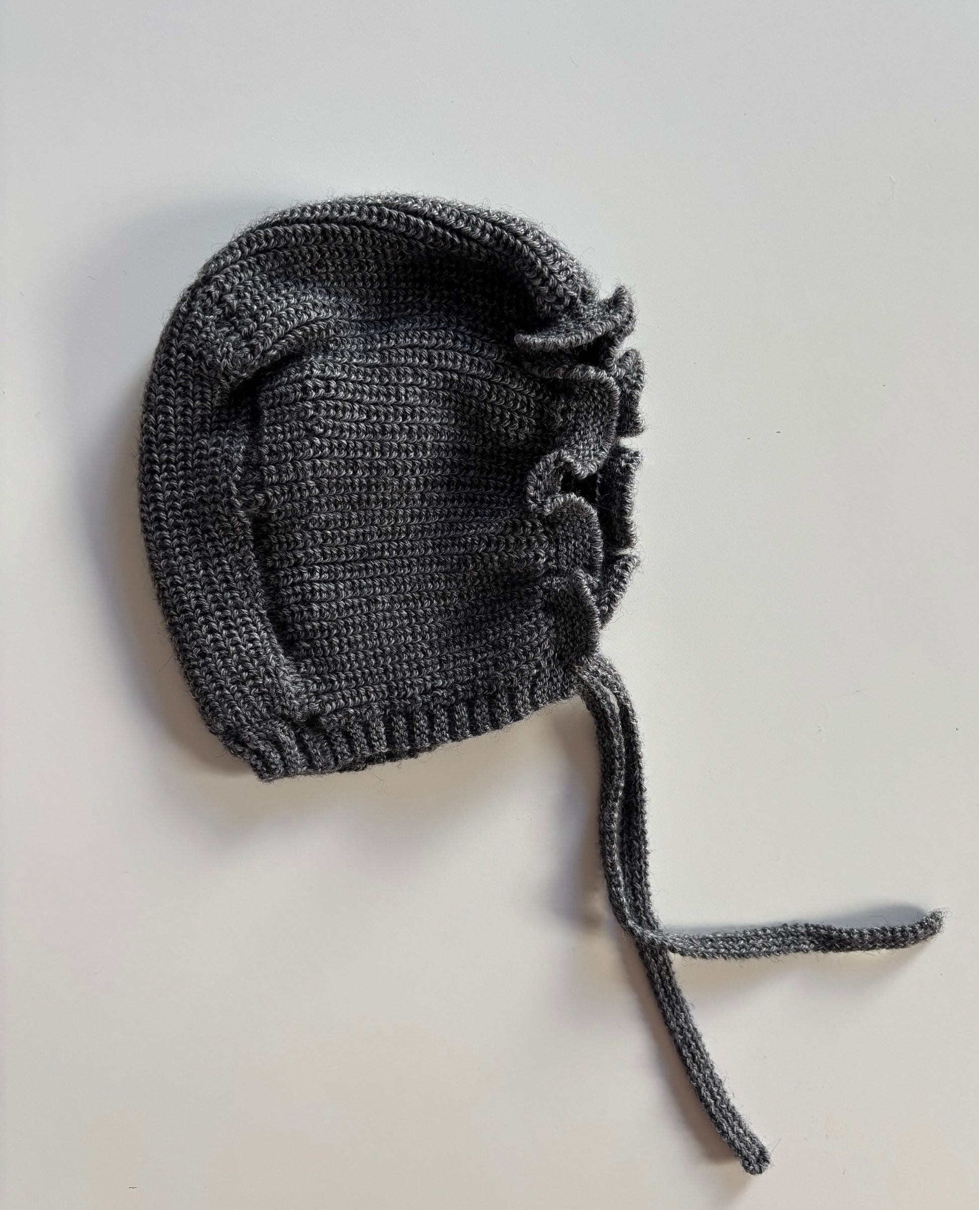 Capota lana gris oscuro